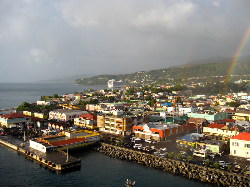 Rainbow Over Dominica
