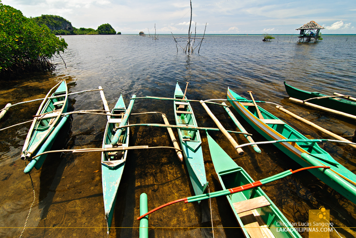 Outrigger Boats to Lamanoc Island in Anda, Bohol