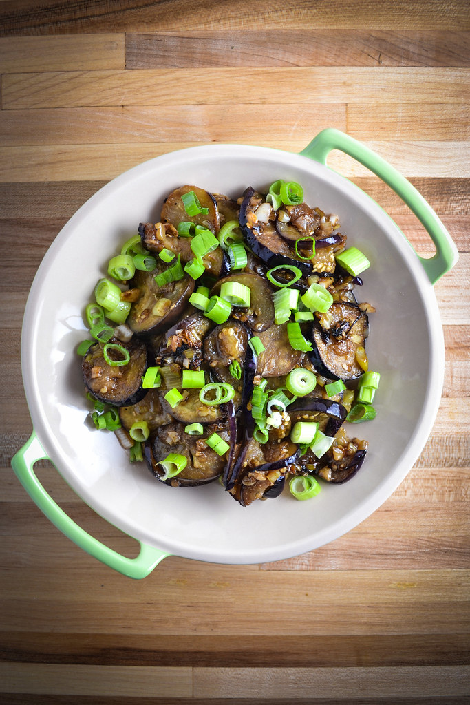 Japanese Eggplant with Ginger and Scallions | Things I Made Today