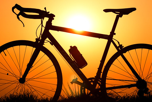 sunset bike bicycle ruta 1025fav canon 100v10f bici bicicletas cleta