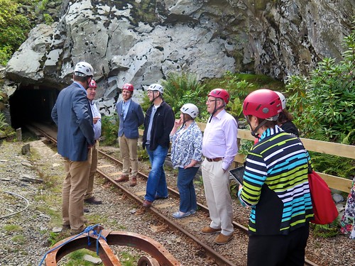Enterprise and Business Committee visit to Lechwedd Slate Caverns 18/9/2014