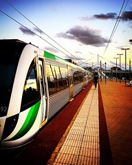 Ride home tonight #transperth #perth #soperth #perthlife #perthisok #thisiswa #westisbest #australiagram #iphoneonly #iphone #picoftheday #trains #citylife #perthwa #city  #perthstyle #snapperth #perthgram #clouds #sunset