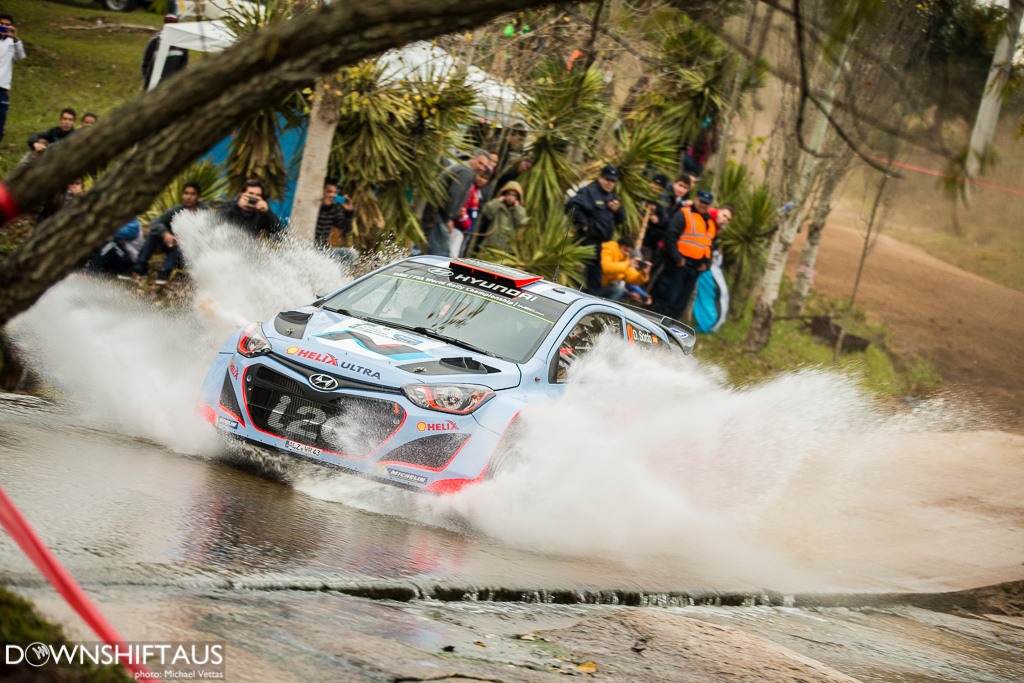 WRC Teams compete in shakedown of Rally Argentina 2014