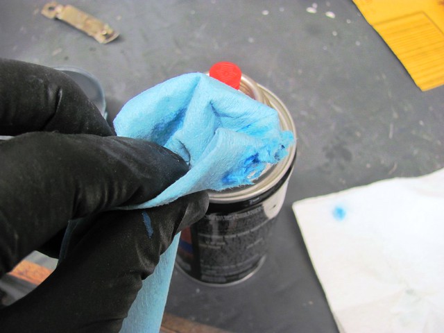 Use Lacquer Thinner to Clean Nozzle Between Coats