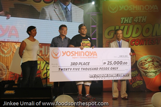 Yoshinoya 4th Gyudon Eating Contest 2014