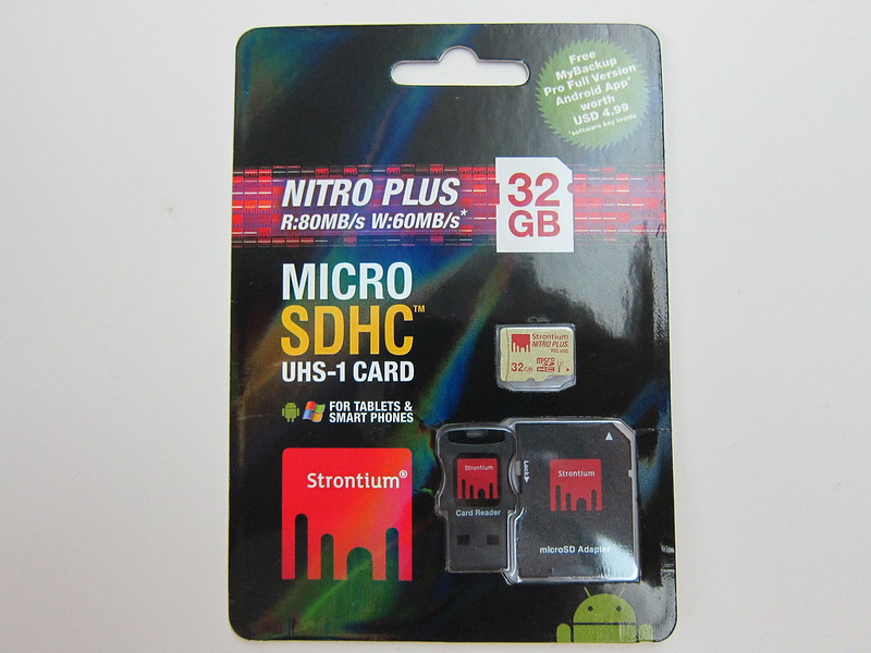 Strontium Nitro Plus MicroSDHC UHS-1 Card - Packaging Front