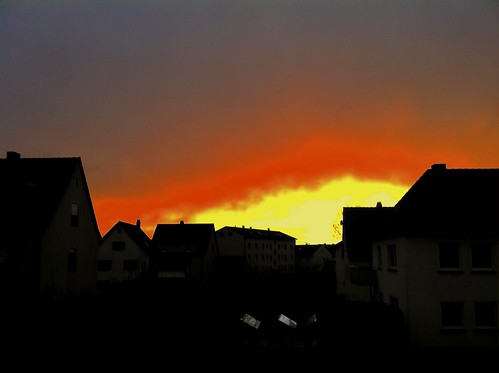sunset sky germany deutschland sonnenuntergang himmel