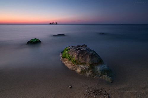 ocean sea seascape beach nature water rock sunrise landscape dawn long ship bulgaria impressedbeauty bestcapturesaoi