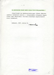 094. Feljegyzés a pártközpontban Habsburg Ottó 1987. évi magyarországi utazási kérelméről