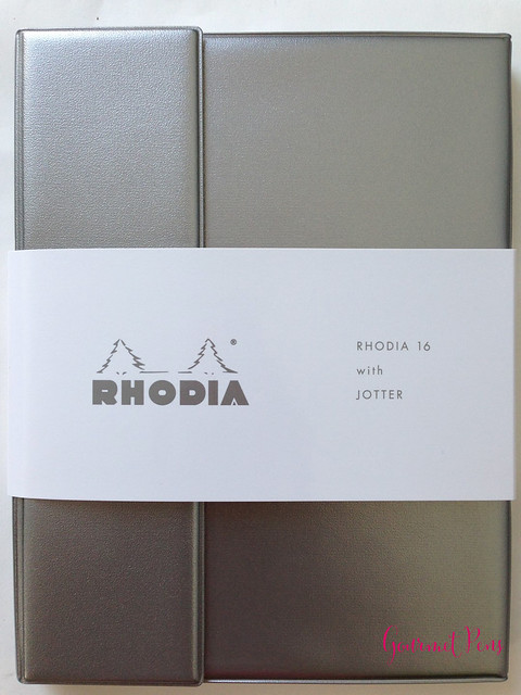 Review: Rhodia No. 16 Cover & Jotter - Silver @NoteMakerTweets