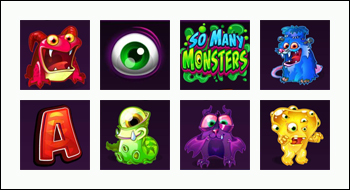 free So Many Monsters slot game symbols