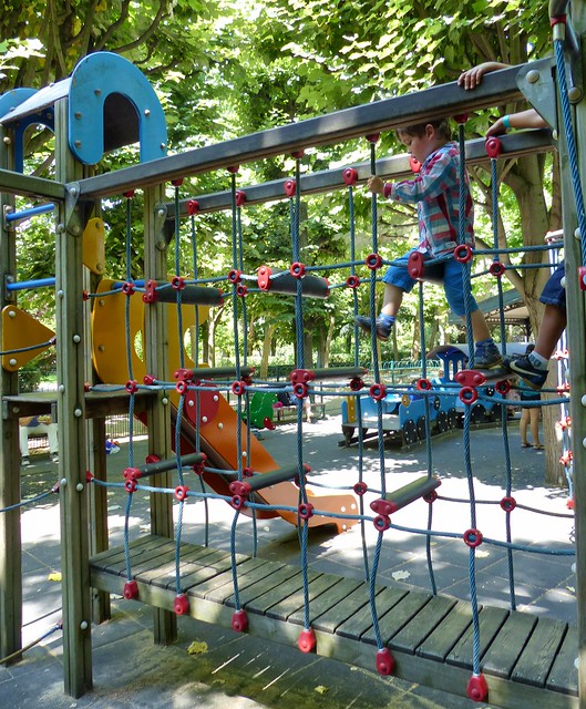 Last playground in Paris at Jardins du Luxembourg