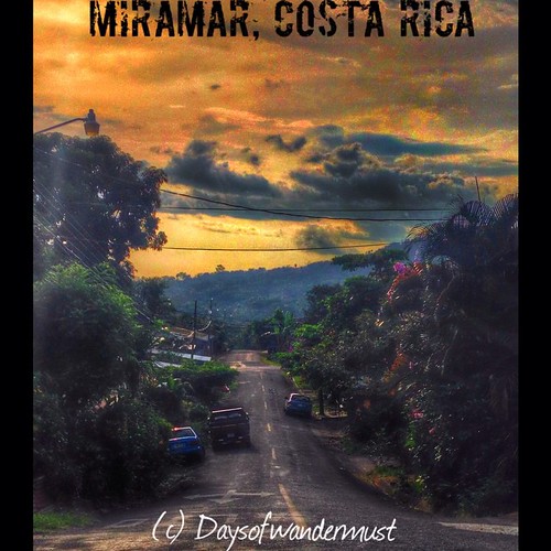 road travel sunset beauty square costarica paradise wanderlust squareformat vista miramar roadlesstravelled iphoneography instagramapp wandermust daysofwandermust
