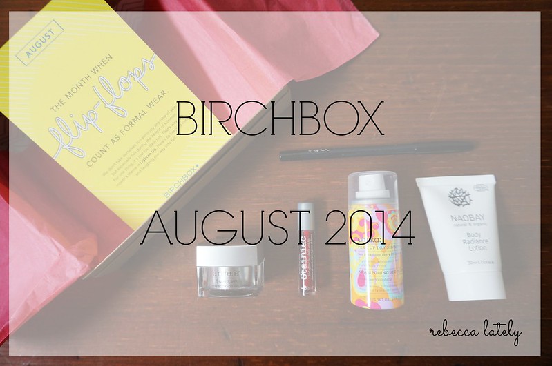 Birchbox August 2014