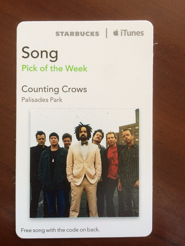 Starbucks iTunes Pick of the Week - Counting Crows - Palisades Park