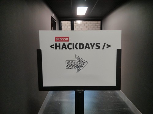#srghack Hackdays @ SRG-SSR TV Studio Leutschenbach
