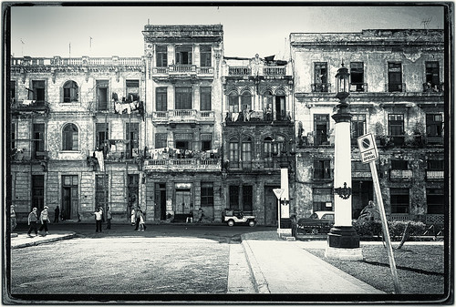 "Habana Vieja-01（monochrome）" Habana, Cuba