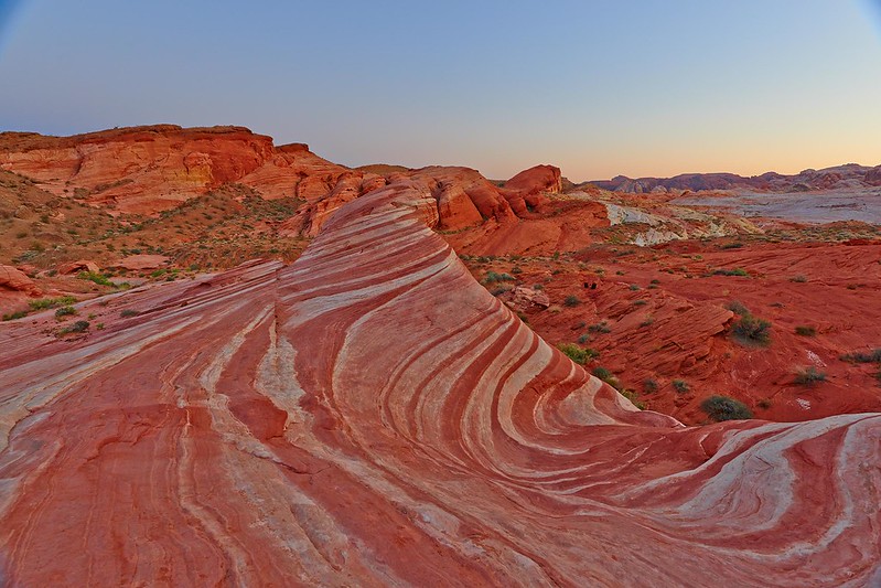 Fire Wave at Dawn - Valley of fire State Park