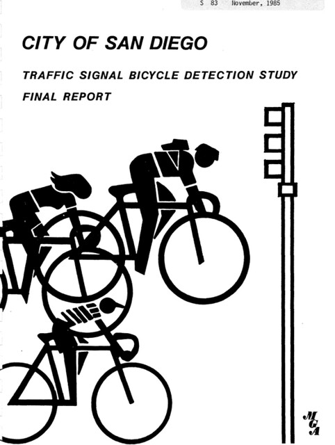 San Diego bicycle detection report 1985