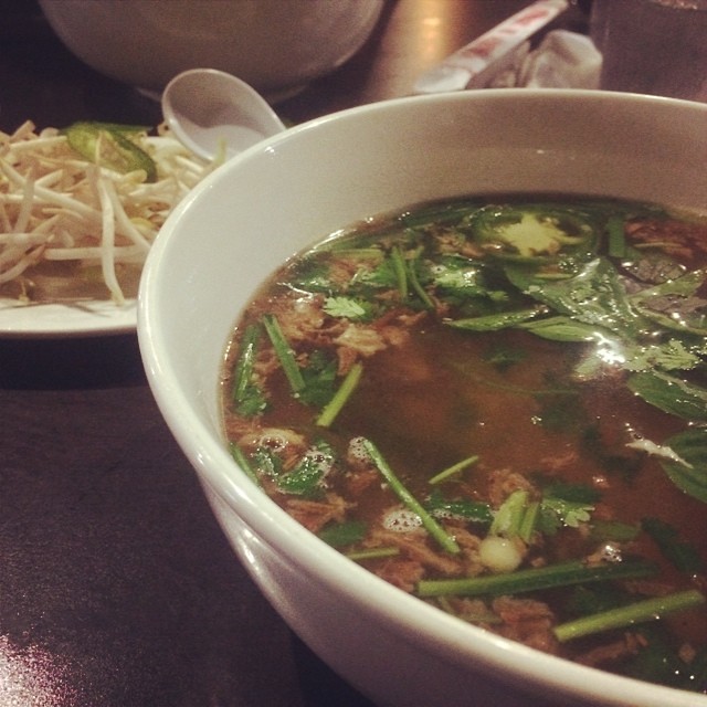#pho with friends! #dinner #carbloading #goodeats