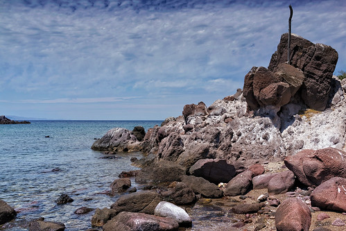 sea sky beach landscape rocks greece lesvos rx1