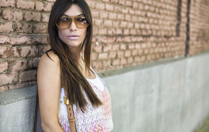 street style barbara crespo summer vibe in pink dress the corner loewe fashion blogger outfit blog de moda