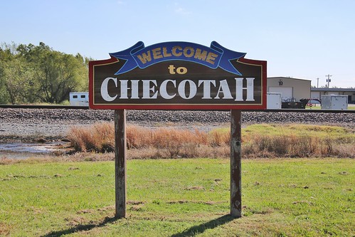 2016 welcometo sign oklahoma ok checotah