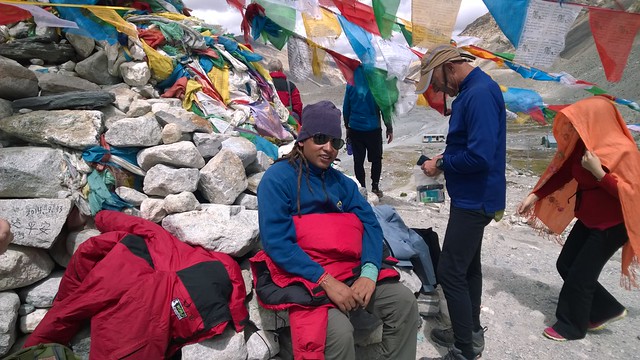 Sujan at Chomolungma, Mt Everest, Base Camp