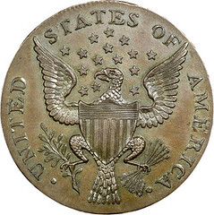 1792 CENT Getz Washington President Pattern Cent reverse