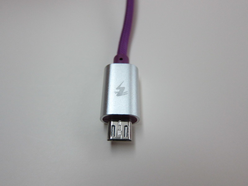 Lightning Rabbit Cables - Purple Micro Rabbit - Micro USB End