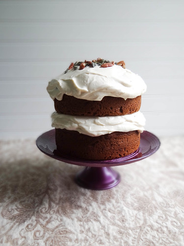 SMBP // Pumpkin Cake + Maple Cream Cheese Frosting