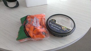 Baby Carrots and Hummus