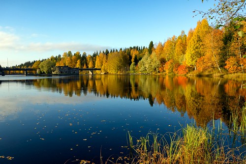 autumn finland kajaani kainuu kajaanicastle kajaaniriver