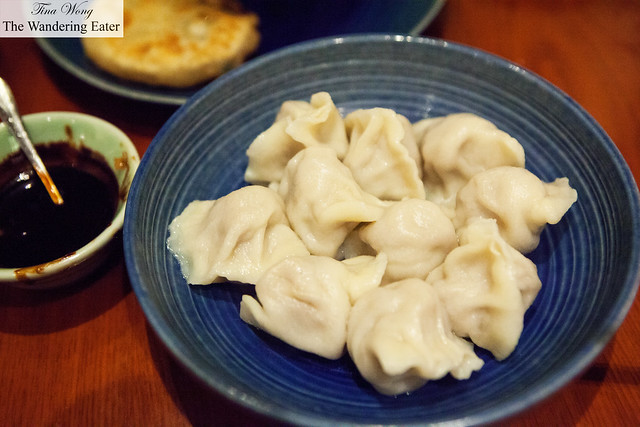 Northern Chinese style boiled beef dumplings