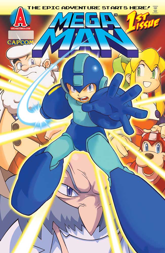 Mega Man comic cover