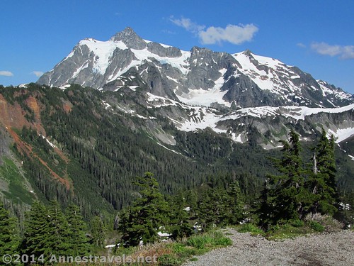Mt. Shuksan from the end of Artist Ridge, Mount Baker-Snoqualmie National Forest, Washington