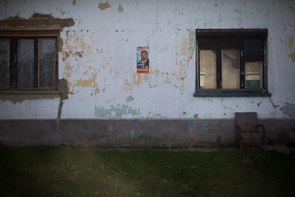 Önkormányzati választás Tiszabőn, Magyarország egyik legszegényebb településén, 2014. október 12-én.