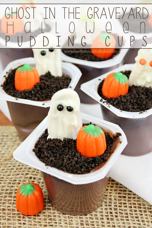 Ghost in the Graveyard Halloween Snack Pack Pudding Cups.