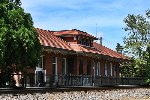 railroad train geotagged alabama historic trainstation depot hartselle freightdepot