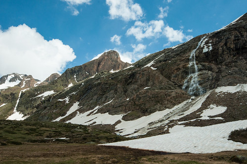 italien schnee italy snow mountains june juni wasserfall outdoor sommer n berge neige alpen tal südtirol altoadige wanderung martelltal vinschgau valmartello nikond90 nikkor1024f3545