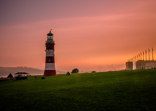 sunset lighthouse canon plymouth seaview plymouthhoe smeatonstower
