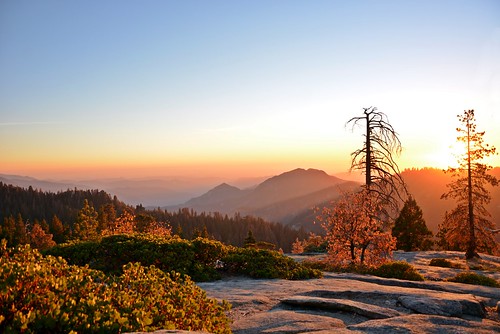 landscape scenery usa california mountain autumn sunset outdoor travel sky sun forest woods