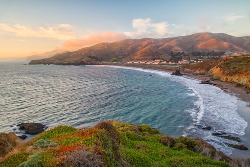 ocean california sunset seascape beach landscape pacific shore marinheadlands rodeobeach ggnra goldengatenationalrecreationarea fortcronkhite rodeocove