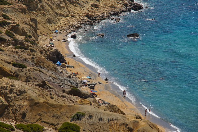 view 0002 Red Beach, Crete, Greece