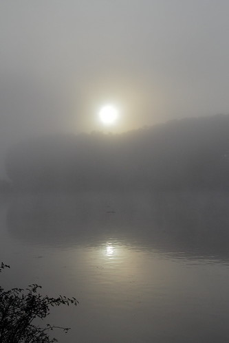 sun france reflection water fog sunrise river mosel