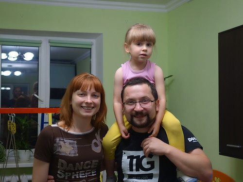 Notre super famille d'accueil en Ukraine