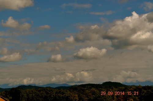 mountain clouds view condos