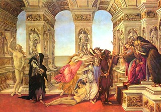 Sandro Botticelli, The Calumny of Apelles. c. 1494.