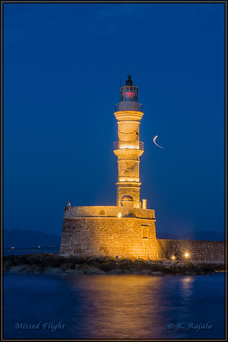 lighthouse harbor harbour greece hania chania keithgrajala