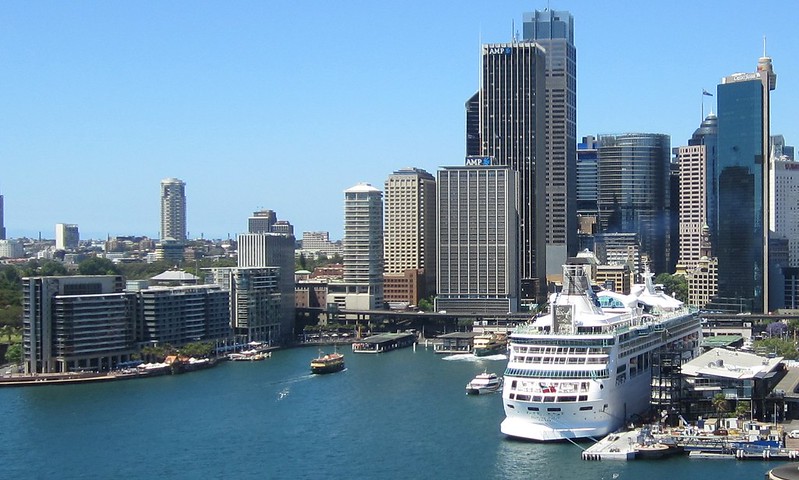 Rhapsody of the Seas, at Circular Quay, Sydney